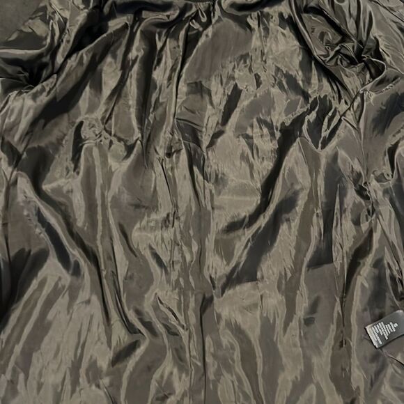 Ambiance szS black button front jacket with belt needs cleaning GUC - Picture 7 of 11